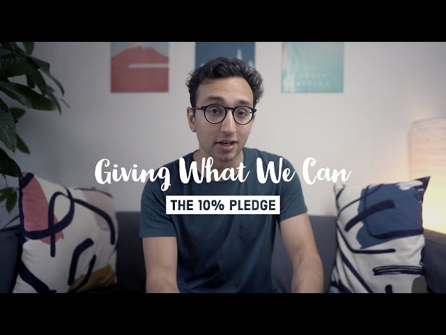 Why I'm Giving 10% of my Income to Charity